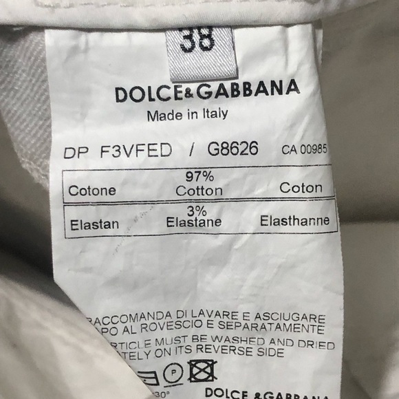Dolce & Gabbana Pants Women's 38 White Bootcut Mid Rise Made in Italy Designer - Picture 4 of 6